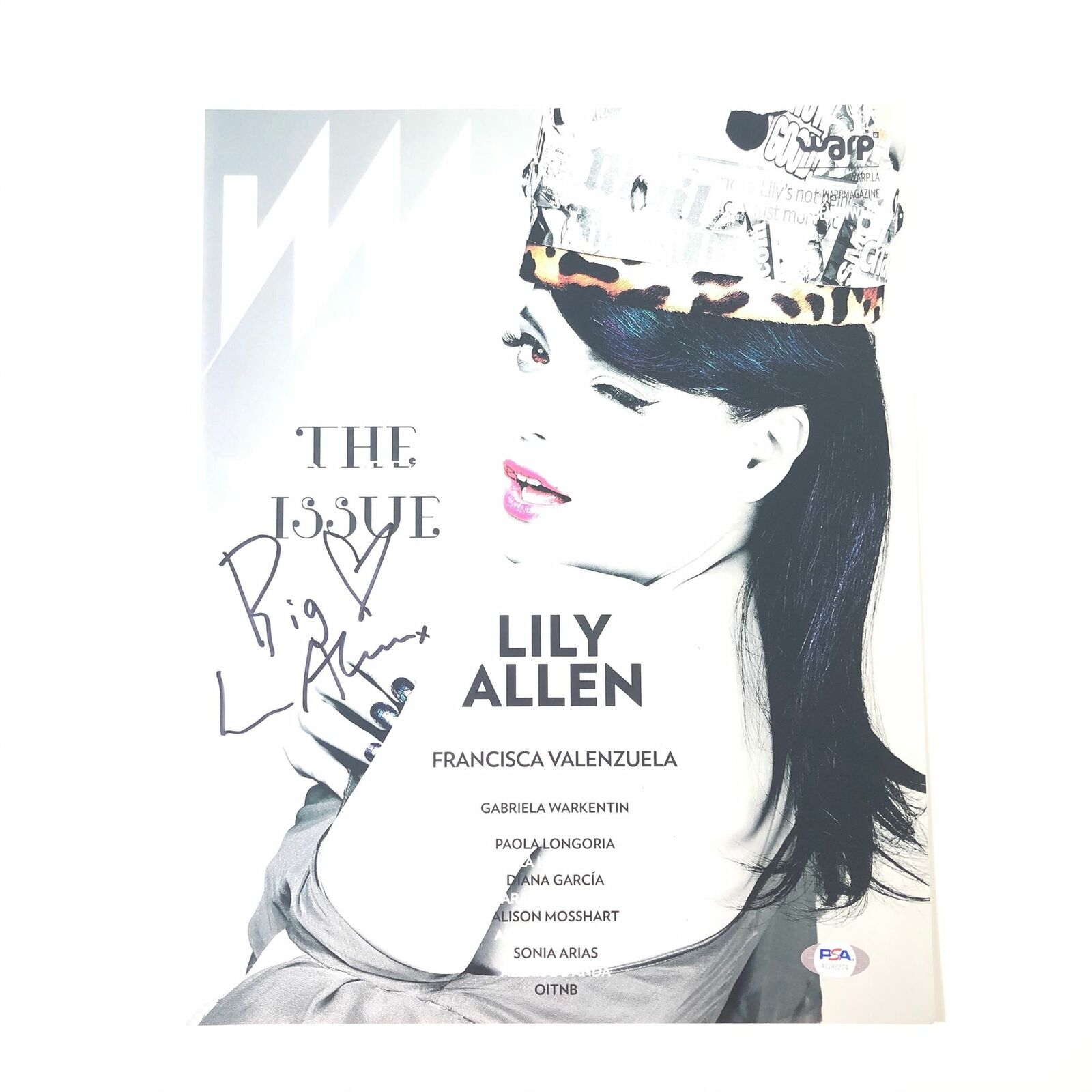 Lily Allen signed 11x14 Photo Poster painting PSA/DNA Autographed