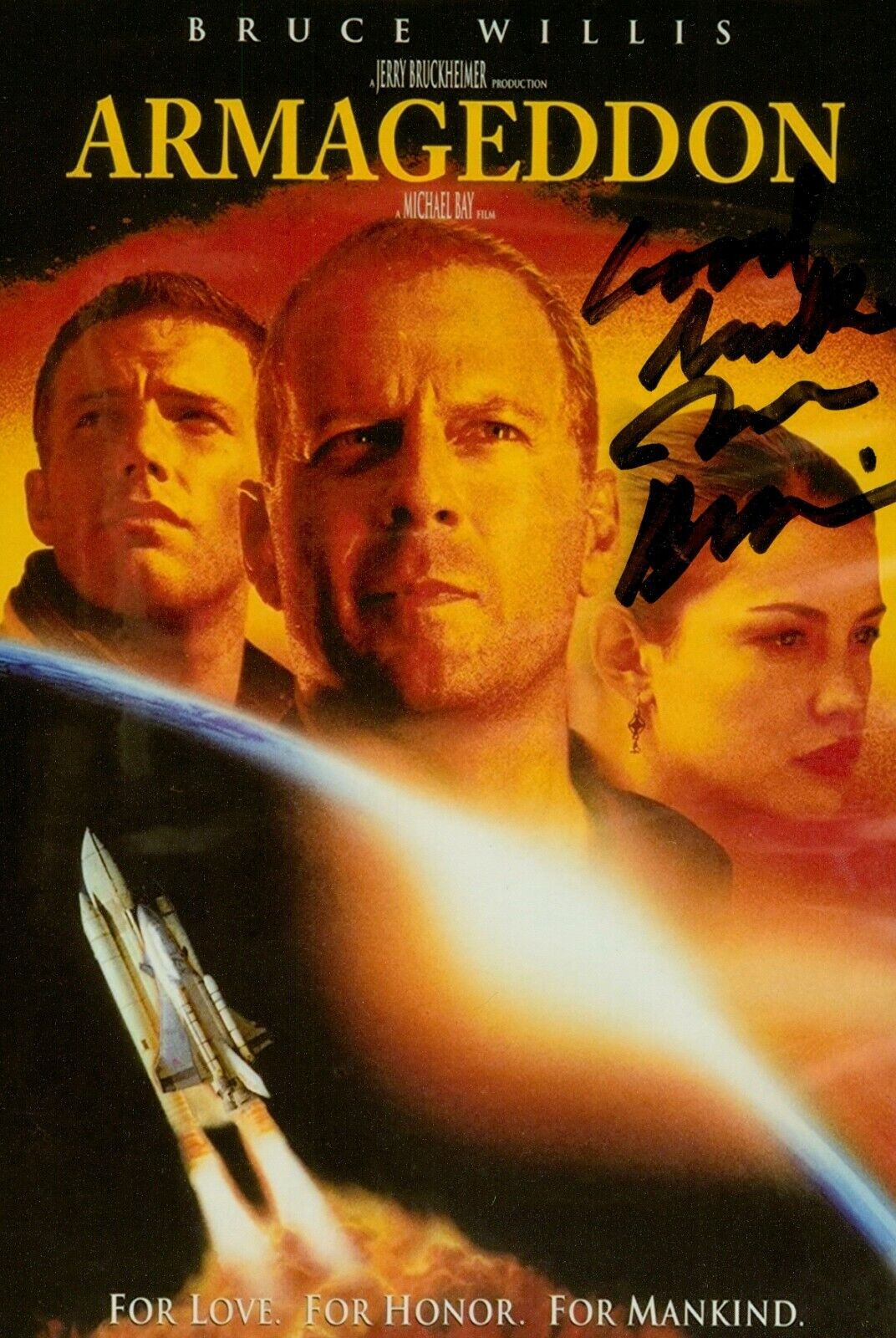 Jerry Bruckheimer Signed 6x4 Photo Poster painting Armageddon Bad Boys Top Gun Autograph + COA