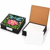 PU 5D Pearl Diamond Painting Kit Note Box DIY Diamond Art Notepad Box with 160 Sheets of Paper (Dragonfly)