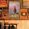 Cowgirl Riding Horse - Vintage Metal Signs - 20*30cm/30*40cm - Western