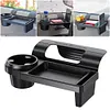 Side Window Backseat Hanging Organizer with Cup Holder Car Side Door Storage Box