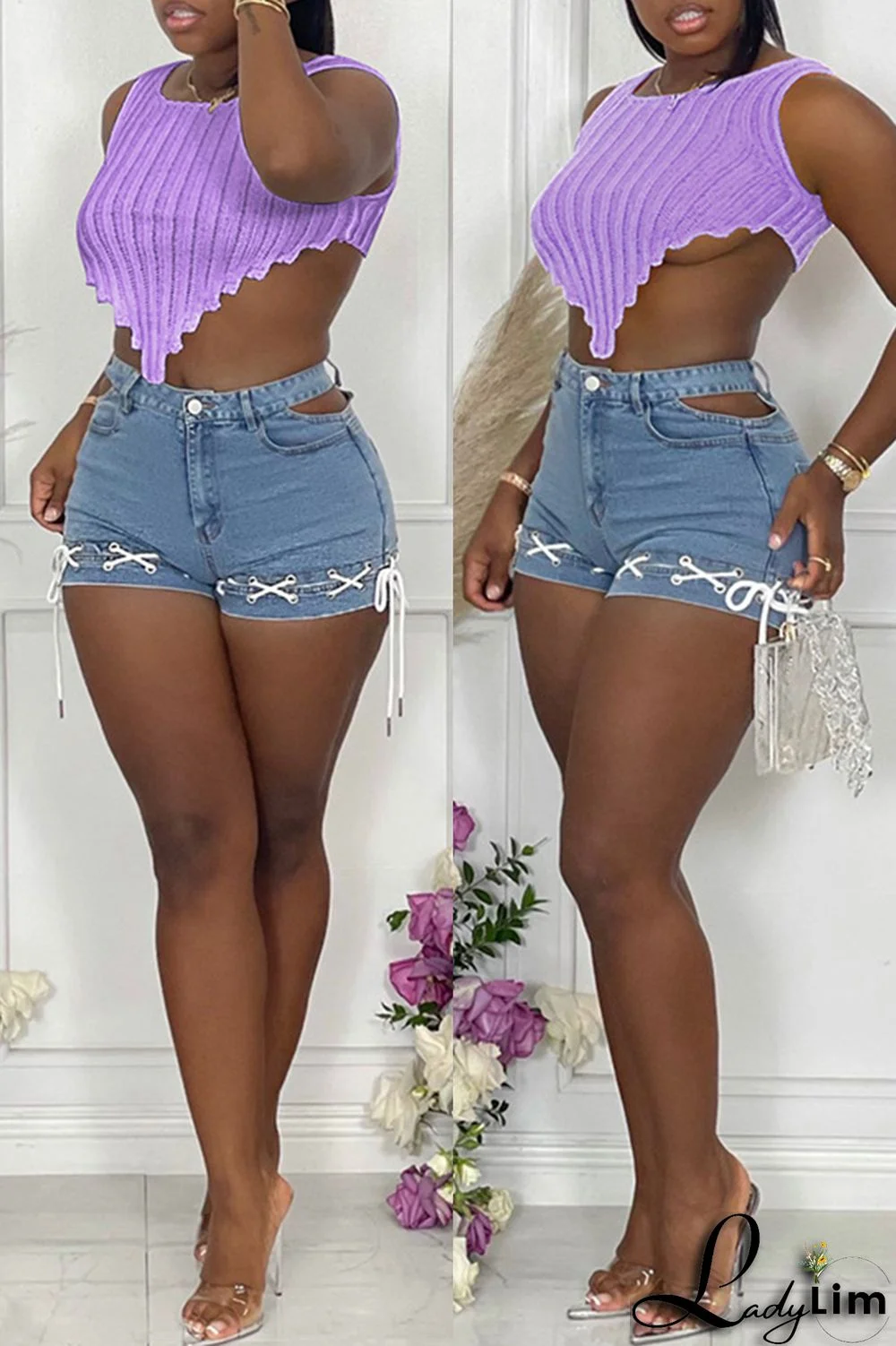 Orange Fashion Casual Solid Asymmetrical O Neck Tops