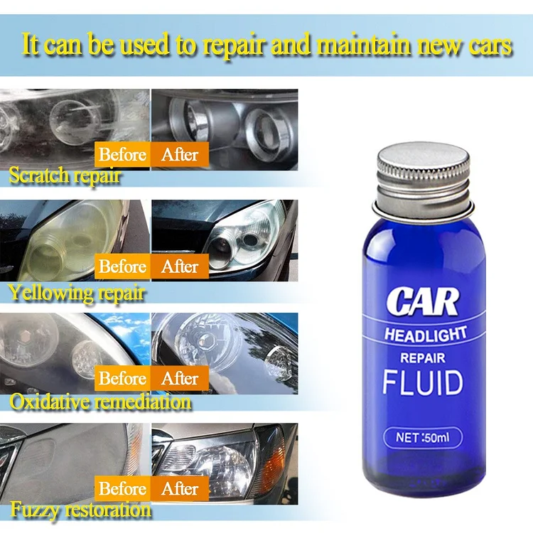 Car Headlight Repair Fluid Scratch Remover Headlight Refurbishment