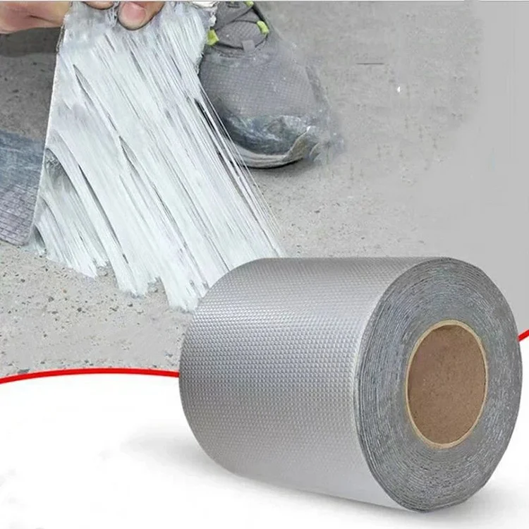 Aluminum Foil Butyl Rubber Tape Stop Leak Stick Waterproof Repair Super Nano Tape