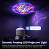 Dynamic Rotating LED Ocean Light Projector Dimmable Brightness & Flexible Stable Base Design Night Light Projector USB Powered & Versatile for Kids Bedroom Decoration