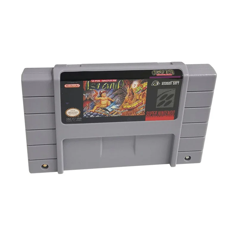 Super Adventure Island SNES For Super Nintendo Entertainment System - 16 Bit US Version Game Cartridge