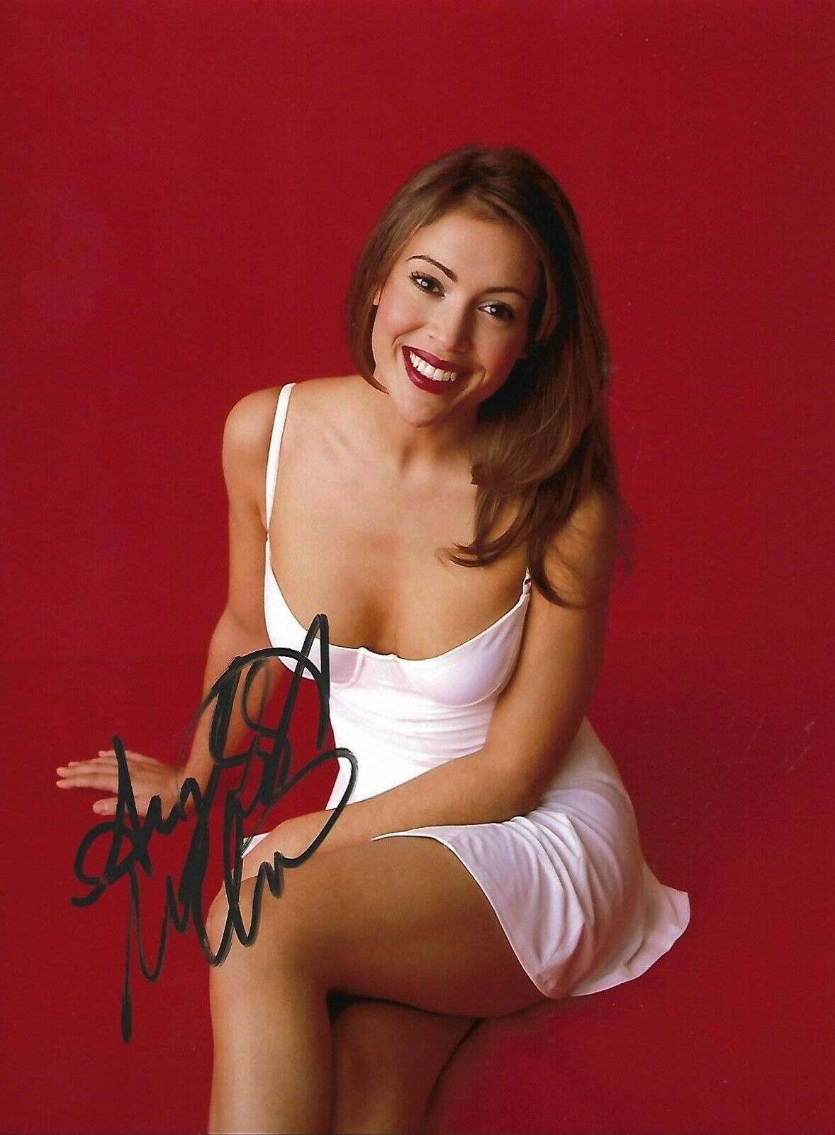 Alyssa MILANO signed Autographed Photo Poster painting