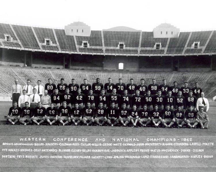 1942 OHIO STATE BUCKEYES TEAM National Champions Glossy 8 x 10 Photo Poster painting Poster