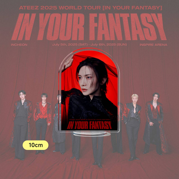 Ateez 2025 World Tour 'In Your Fantasy' Acrylic Member Stand