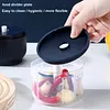 Electric Garlic Chopper 300ML Portable Cordless Mini Food Processor Rechargeable Vegetable Chopper Blender for Nuts Chili Onion Minced Meat and Spices