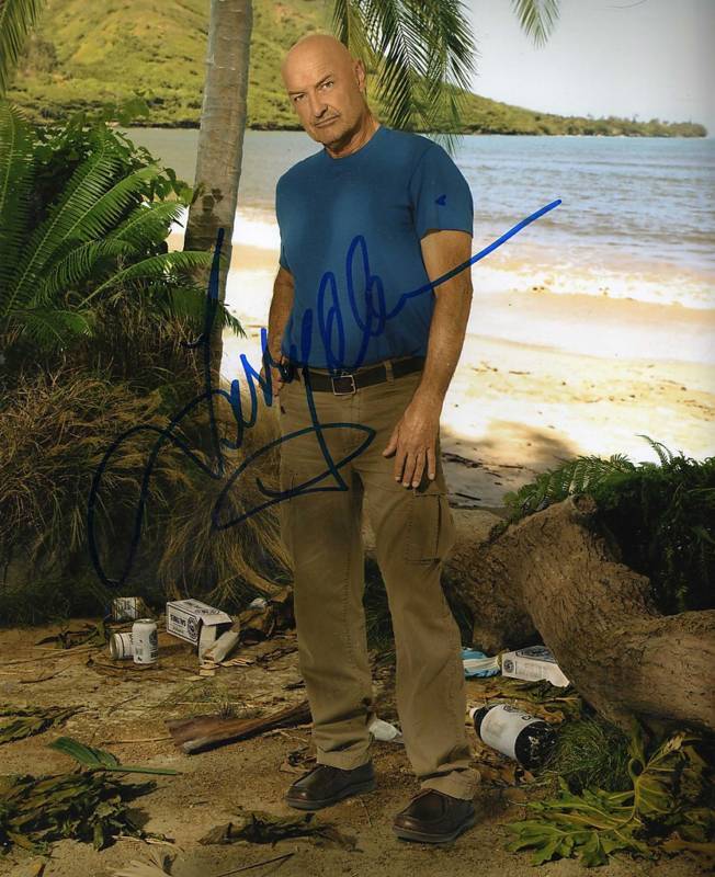 TERRY O'QUINN JOHN LOCKE LOST SIGNED 8X10 PICTURE*PROOF