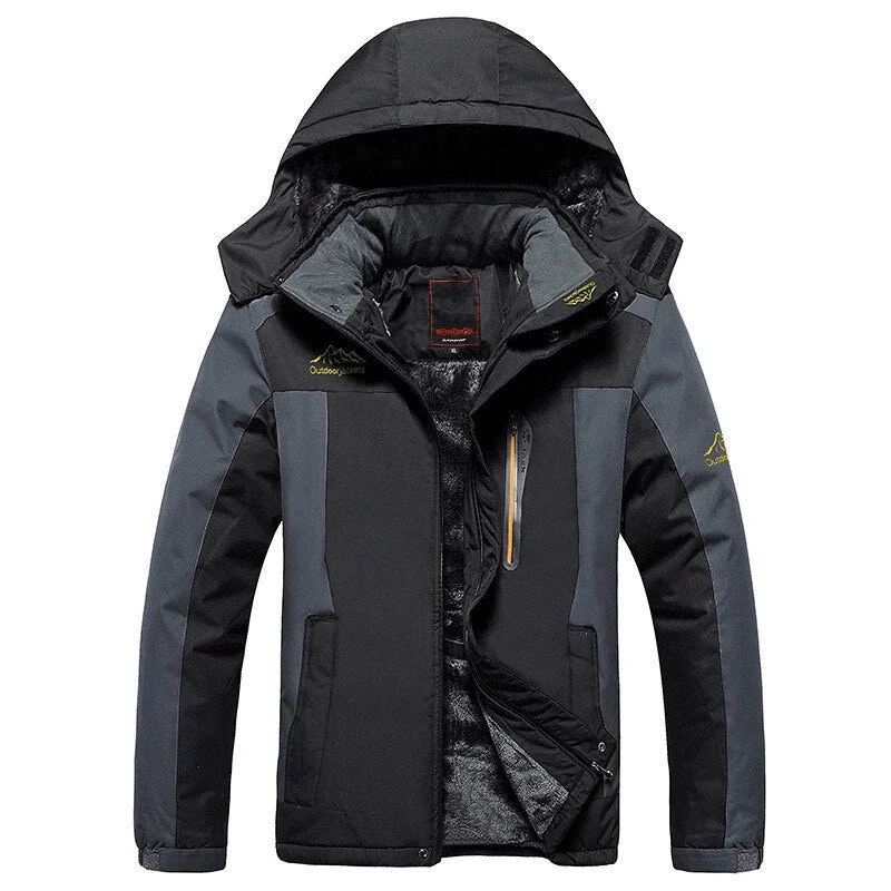 Black Friday Sales New Plus Size 8XL 9XL 2022 Winter Fleece Jacket Warm Coat Parkas Men Military Waterproof Outwear Down Parkas Windbreaker Men