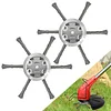 Steel Wire Grass Trimmer Head Cutting Head Weeding Wheel for Home Garden Parking