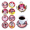 8PCS Disney Mickey Minnie - 5D DIY Handwerk Untersetzer
