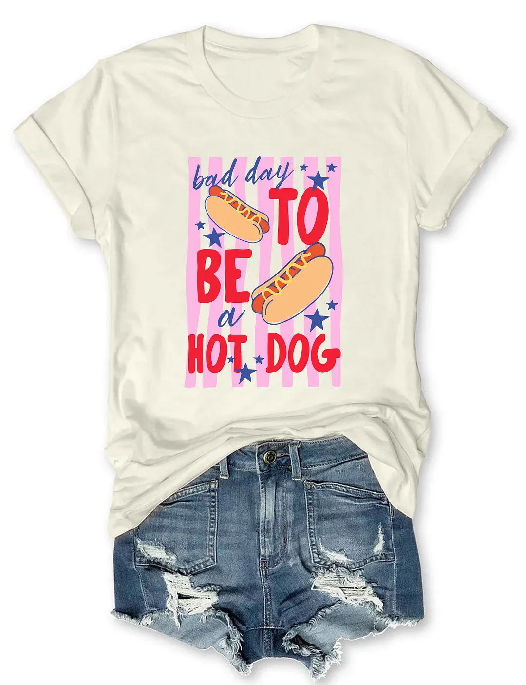 Bad Day To Be A Hot Dog T-shirt