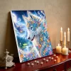(Pre-Framed)Wolf-Special Shape Diamond Painting Kit(25x25cm)