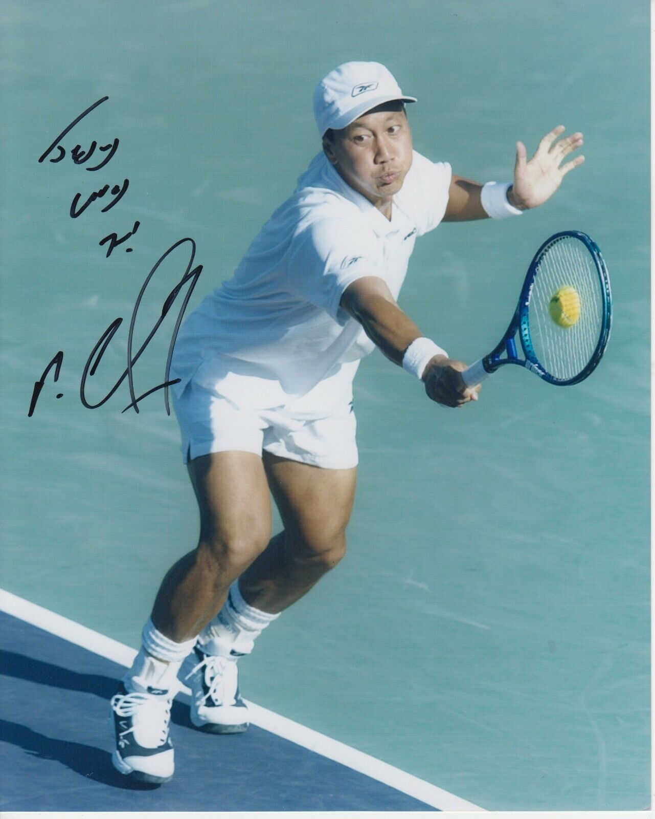 Michael Chang #0 8x10 Signed Photo Poster painting w/ COA Tennis-Men