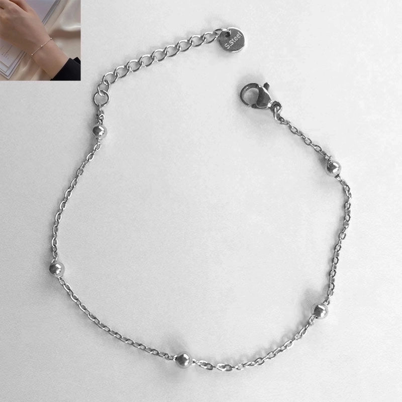 Hip-hop Streetwear Geometric Stainless Steel Men’s Bracelets