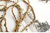 5mm simulation rattan fake leaves wax rope decorative rope wrapped decoration landscape design DIY