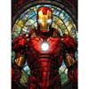 Marvel Heroes-Iron Man-Full Round Diamond Painting 30*40CM