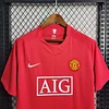 2007-2008 Retro Manchester United Home Football Shirt 1:1 Thai Quality