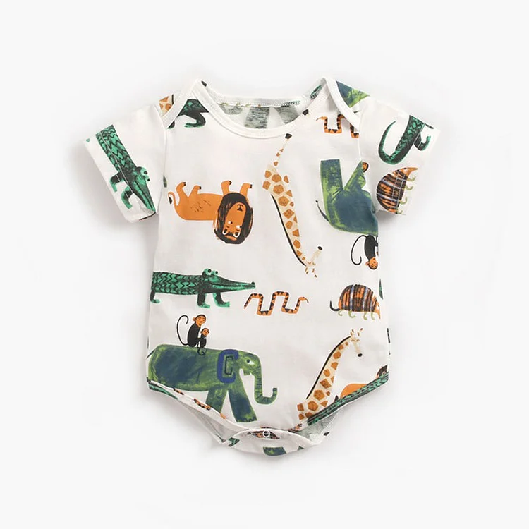Baby Boys Animal Print Bodysuit