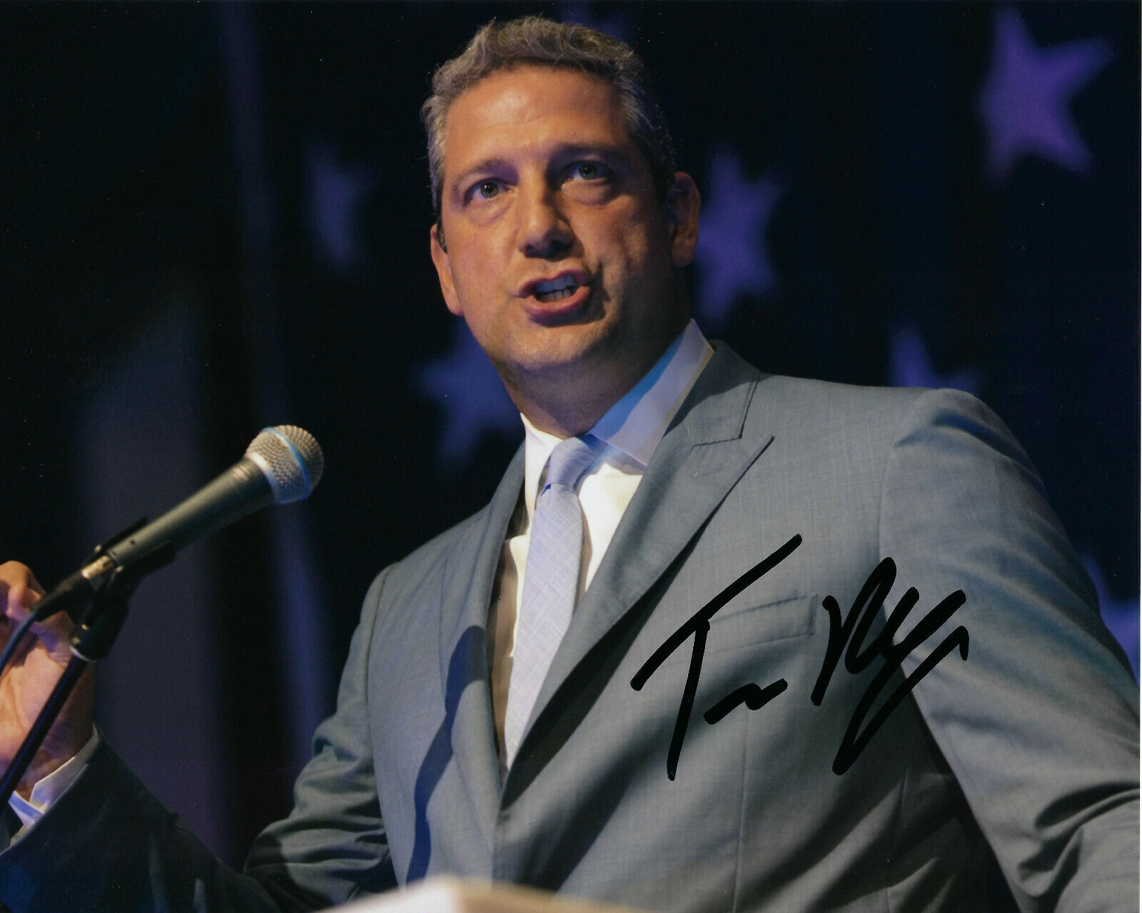 SENATOR TIM RYAN - 2020 DEMOCRATIC CANDIDATE - SIGNED AUTHENTIC 8x10 Photo Poster painting B COA