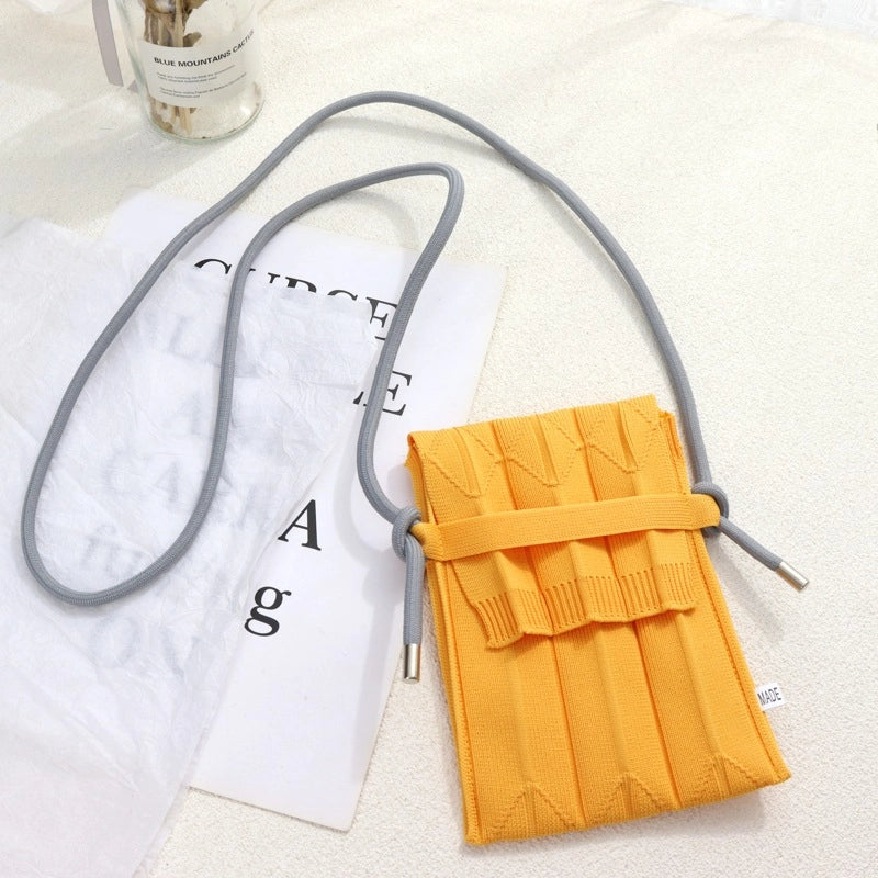 Women’s Small Polyester Solid Color Streetwear Square Flip Cover Shoulder Bag