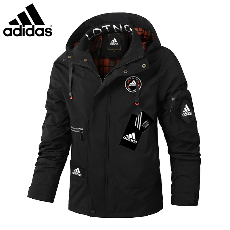 Adidas 2025 új férfi szélálló és vízálló taktikai kabát