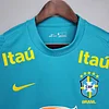 2021 Brazil Training Wear Lake Blue Soccer Jersey perfectftball