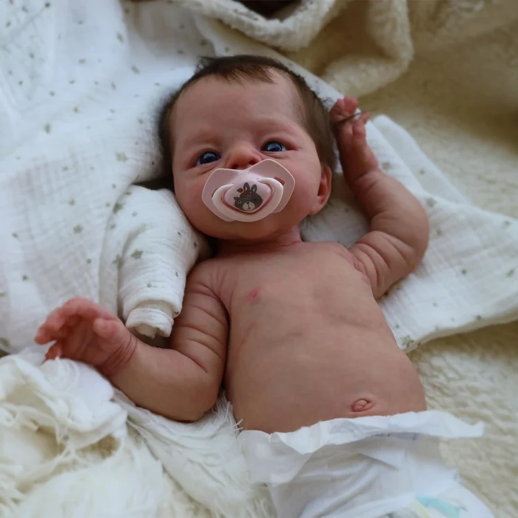 12"&16" Full Silicone Boy or Girl Snerara and Avafata with Chubby Face and Flexible Limbs Rebornartdoll® RSAW-Rebornartdoll®