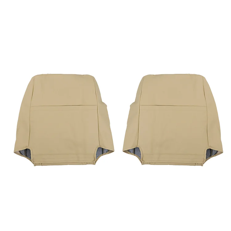 SEBLAFF Beige Bottom Lean Back Seat Cover with Headrest Cover 6Pcs Front Replacement for 1996-2002 4Runner Sport Utility 4-Door