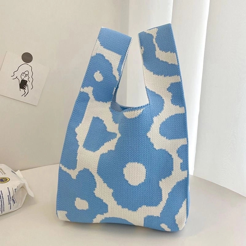 Korean Style Spring And Summer New Arrival Women’s Bag Handbag Bag Fashionable Simple Niche Knitted Bag Vesel Bag Crossbody Bag