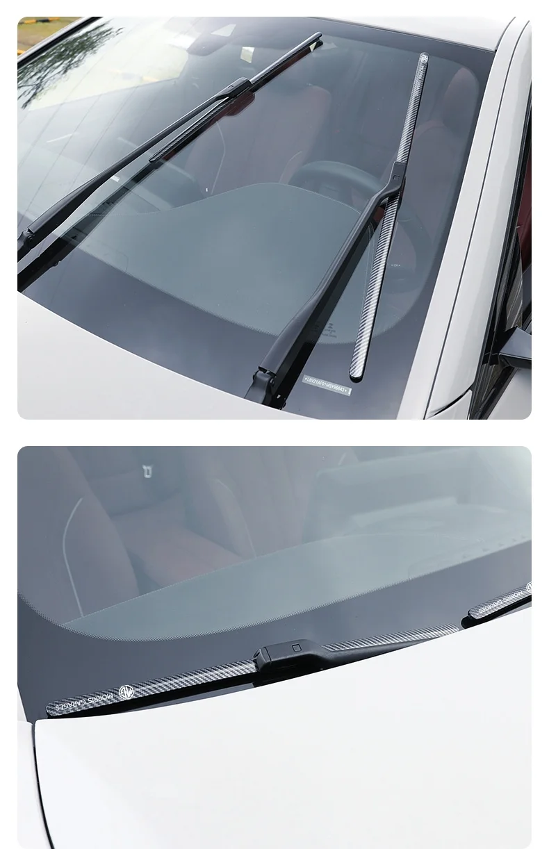 Carbon fiber pattern exclusive logo wiper(2PC)