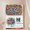 2026 Balloon DIY Diamond Dots Painting Kit Diamond Art Home Paper Desk Calendar