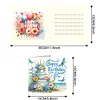 6pcs Diamond Painting Greeting Cards DIY Diamond Art Cards Crafts (Birthday)