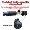 High Pressure Washer Nozzle Quick Plug Connect Sprayer Water Flow Control Valve