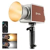 Tolifo LED Video Light with APP Control and Built-in Battery COB Continuous Lighting Portable Studio Light 2700K-6500K,12 Lighting Effects Camera Light with Bowens Mount for Photography