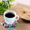 6pcs/set Wooden Diamond Painting Coaster Set