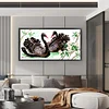Bead Embroidery - Partial Printed 9CT Black Swan(66x36 CM)