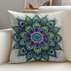 Mandala-11CT Stamped Cross Stitch Pillowcase 45*45cm tapestrymarket