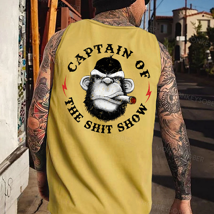 Captain Of The Shit Show  Tank Top