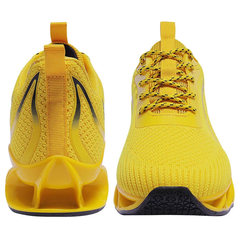 Softsfeel Women's Relieve Foot Pain Perfect Walking Shoes - Yellow