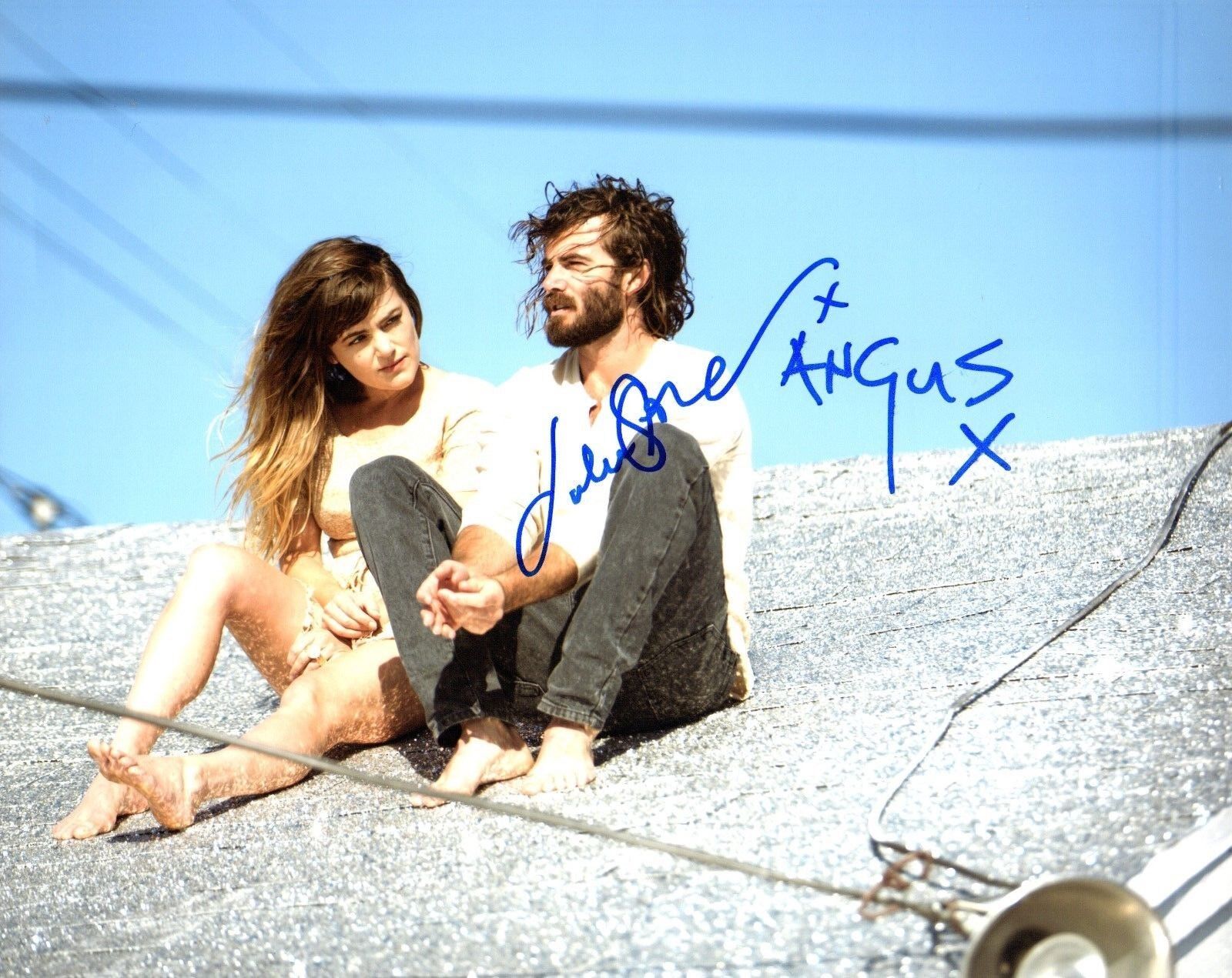 GFA Indie Pop Group * ANGUS AND JULIA STONE * Signed 8x10 Photo Poster painting A5 PROOF COA