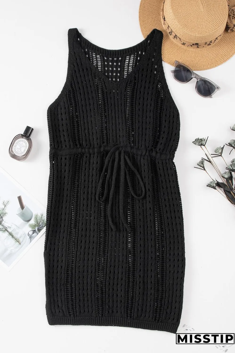 Bohemian Lace Knitted Summer Mini Dress