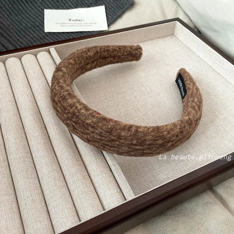 Elegant Retro Solid Color Cloth Hair Band