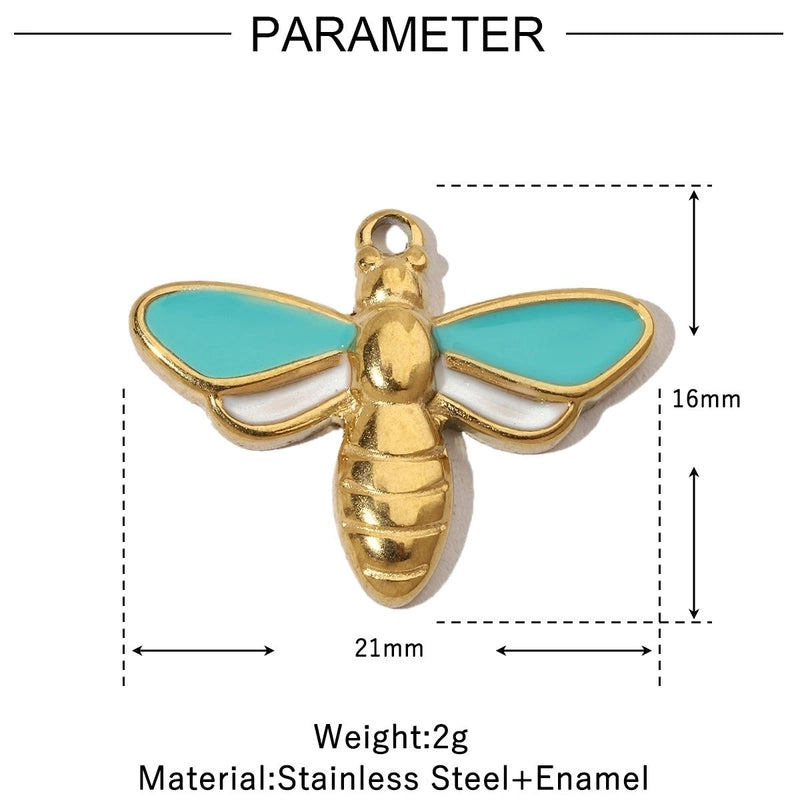 3 PCS/Package 18 * 20mm 18 * 22mm 304 Stainless Steel Geometric Heart Shape Jewelry Accessories Pendant