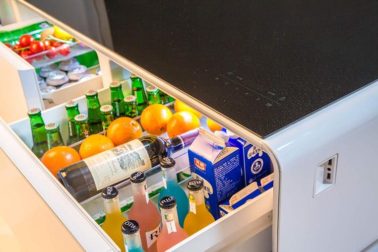 Ultimate Coffee Table With Built-In Fridge and Speaker System - Smart Coffee Table Gadget Ultimate Coffee Table With Built-In Fridge and Speaker System - Smart Coffee Table Gadget