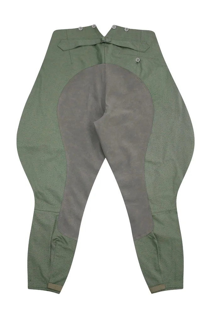   Polizei German Officer Mottled Green Riding Summer Breeches German-Uniform