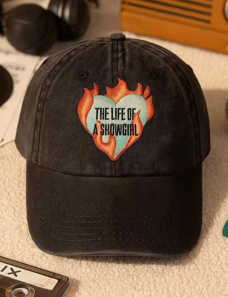 The Life Of A Showgirl TS Original Heart On Fire Hat